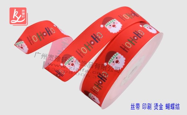 紅色圣誕節(jié)織帶